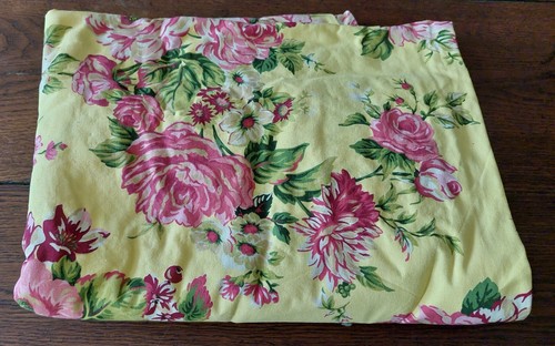 Coupon tissu coton fleuri - coupon,