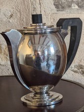 Cafetière Metal Argenté Art Deco