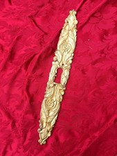 B33 Quincaillerie Ameublement Bronze Plaque Cintrée Rosace Louis XVI