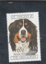 L7043 St VINCENT TIMBRE N° Y&T 2248 de 1994 " Chien Bouvier Bernois " Neuf**