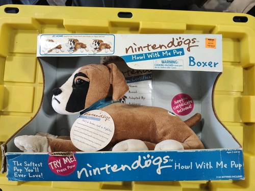 2006 nintendogs boxer plush - 2006,