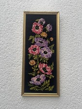 Canevas Encadré - Fleurs Rose