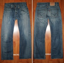 JEANS LEVIS 512 "Bootcut" W29 L32 (FR t39)  bleu délavé 3205