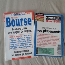 2 LIVRES SPECIAL PLACEMENTS ET BOURSE