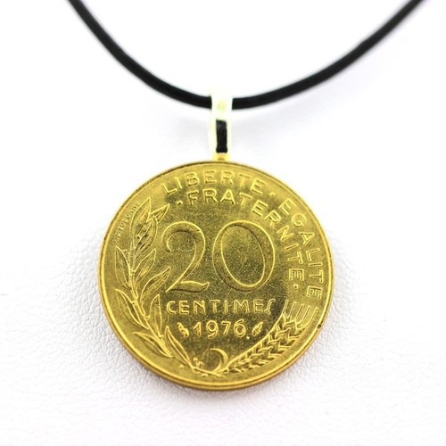 Pendentif pièce monnaie - pièce,