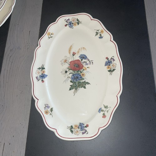 Grand plat ovale faïence - grand,