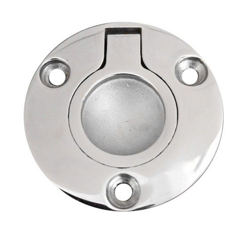 Tirette anneau rond encastré