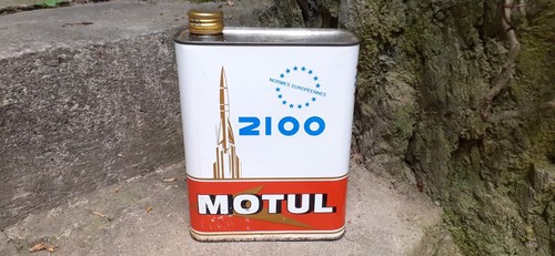 Ancien bidon huile - bidon, motul