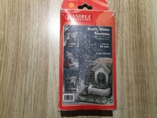 MAQUETTE FIGURINE.  ANDREA MINIATURES.  RUSTIC WATER FOUNTAIN 