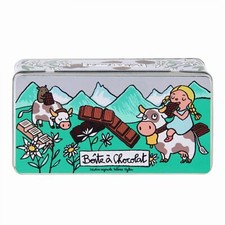 Boîte à chocolat Tablettes Alpes - Derrière la porte