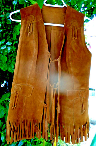 Gilet femme vintage cuir - vintage, et