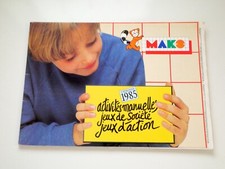 MAKO 1985 CATALOGUE JOUETS MAITRES DE L'UNIVERS MOTU SCHTROUMPFS ASTERIX JEUX