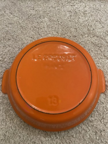 Creuset plat four rond - le,