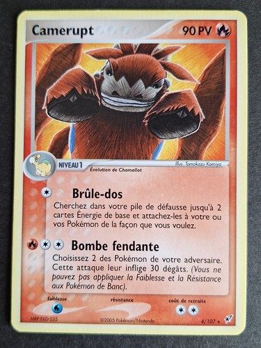 Camerupt 107 carte pokemon - camerupt, 4/107