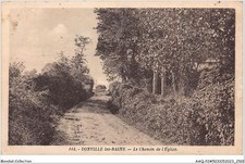AAQP2-50-0121 - GOUVILLE SUR MER -  Le Chemin De L'Eglise