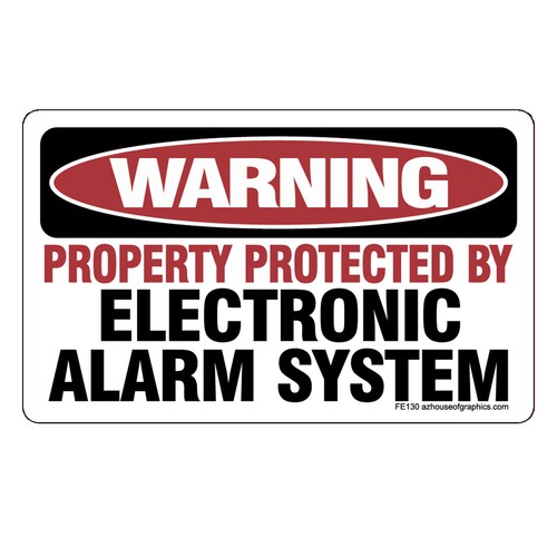 Warning protected alarm - warning, by