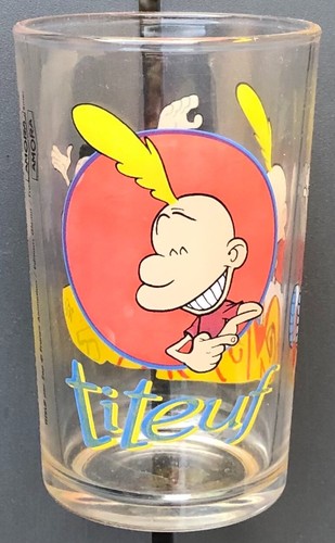 Verre moutarde titeuf - verre,