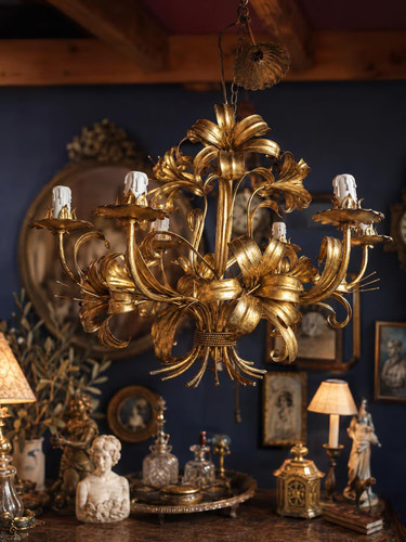 Grand lustre italien hollywood - italien,
