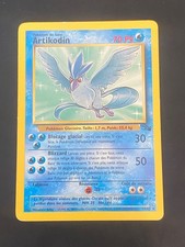 CARTE POKEMON ARTIKODIN 17/62 FR RARE WIZARDS FOSSILE - TBE