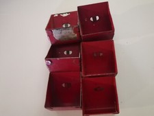 MECCANO 6 GODETS DE DRAGUE ROUGES ref 131