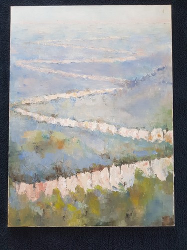 Grande huile sur toile moderne - grande,