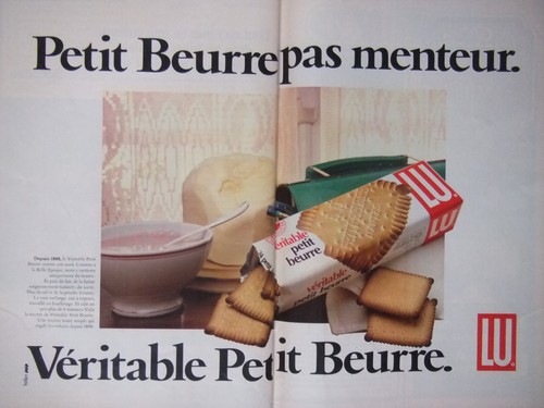 Publicité 1979 petit beurre - publicitÉ,