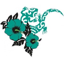Salamandre hibiscus bleu
