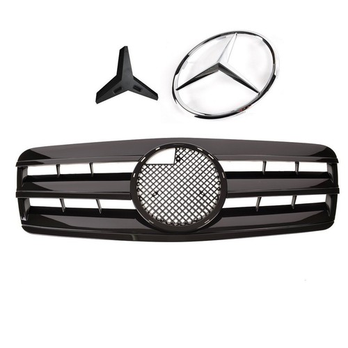 Calandre noir brillant pour - noir,