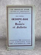 JEAN COCTEAU. ŒDIPE-ROI - ROMÉO ET JULIETTE.  3 DESSINS A PLEINE PAGE. 1928.