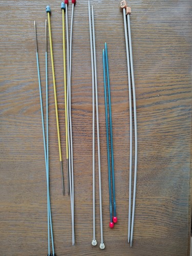 Lot paires aiguilles à - lot,