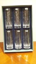 Très Joli Coffret De 6 Verre A Orangeade En Cristal JG Durand