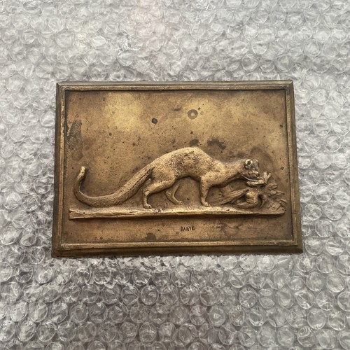 Modèle rare plaque - modÈle, bronze