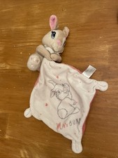 Doudou Lapin Panpan Mouchoir DISNEY NICOTOY Simba coeur Rose Miss Bunny Blanc