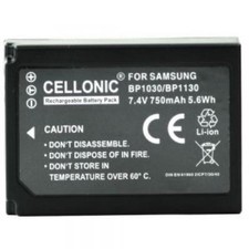 Batterie pour Samsung NX2000 NX1000 NX1100 NX200 NX210 BP1030 750mAh
