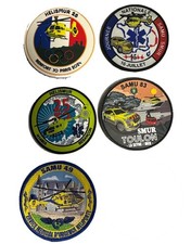 LOT de 5 Tissus SAMU  Divers