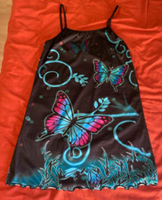 nuisette  robe de nuit noire