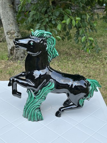 Cheval ceramique siecle - cheval,