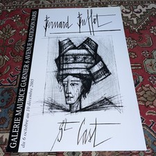 BUFFET TABLEAUX SAINT CAST Exposition Galerie Maurice GARNIER 2005 Rare !