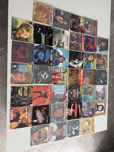 Lot de38 disques 45t johnny - lot,