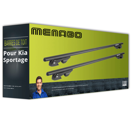 Barres toit aluminium pour - de,