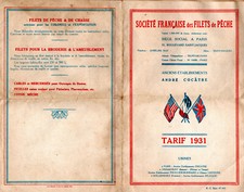 Catalogue 1931 - Filets de