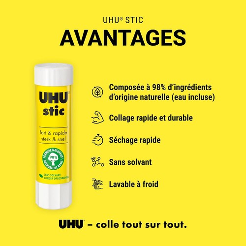 Uhu stic bâton colle sans - bâton,
