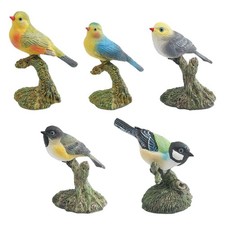 Figurines d'oiseaux réalistes