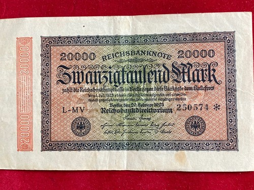 6563 billet allemagne 20000 - -,