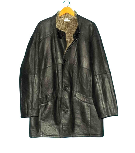 Manteau christ cuir - manteau,