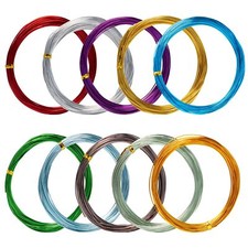 10 Pièces 1mm Fil Aluminium