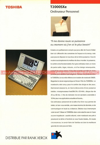 Toshiba t2000xe t2000 t - toshiba, xe