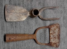 outils anciens de jardinage-serfouette- binette + Sarcloir