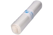 Lot de 25 Sacs Poubelle 120L Renforcés Blanc Transparent Ultra Résistants