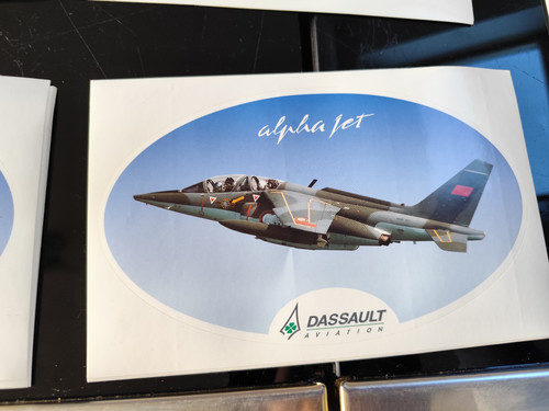 Autocollant alpha jet - alpha,